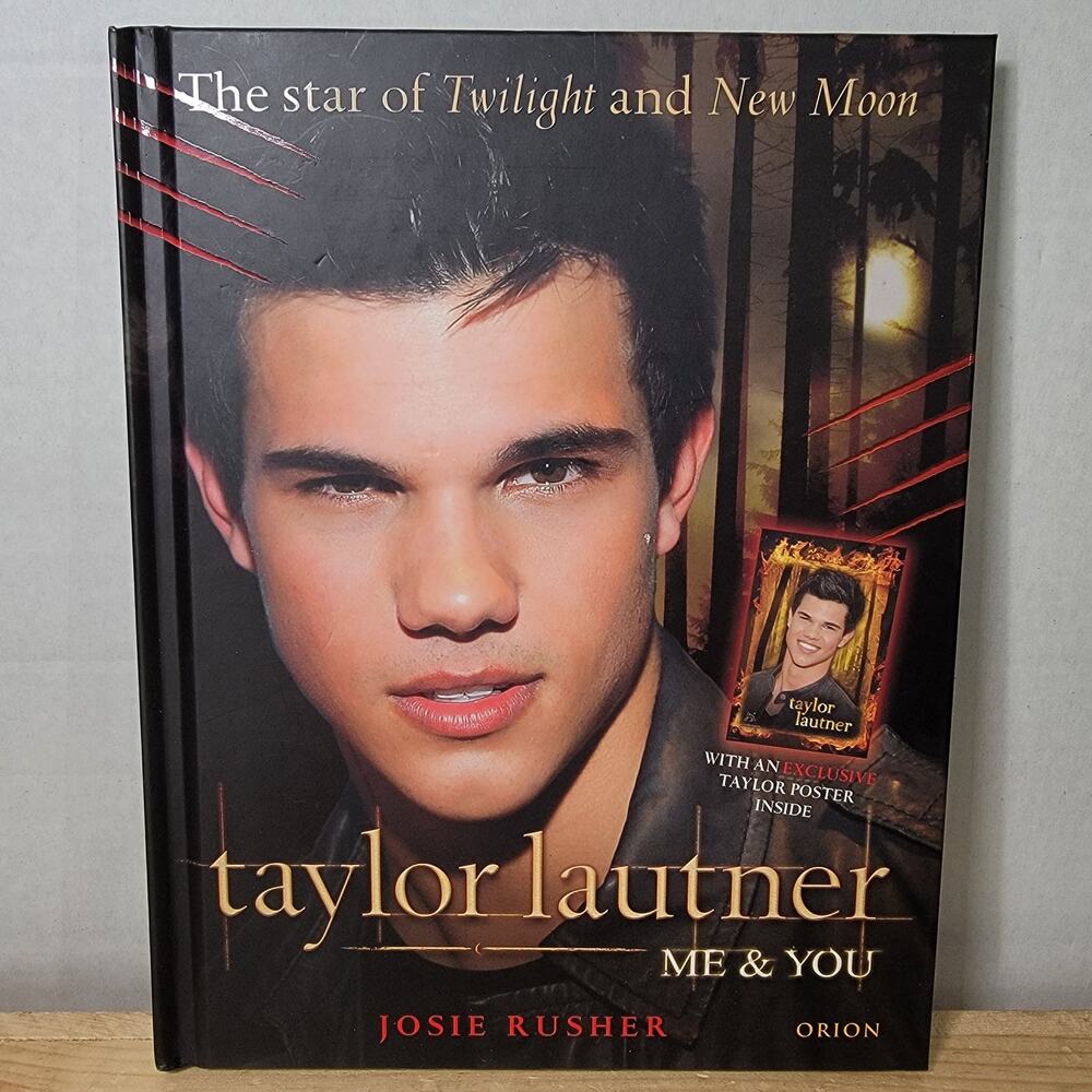 BOOK Taylor Lautner Me & You w/ an Exclusive Taylor Poster